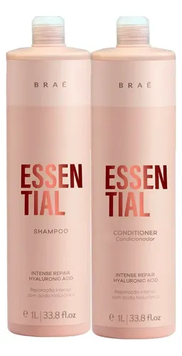 Kit Braé Essential Shampoo 1L + Condicionador 1L