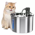 Fonte de água inox para cães e gatos NewPet