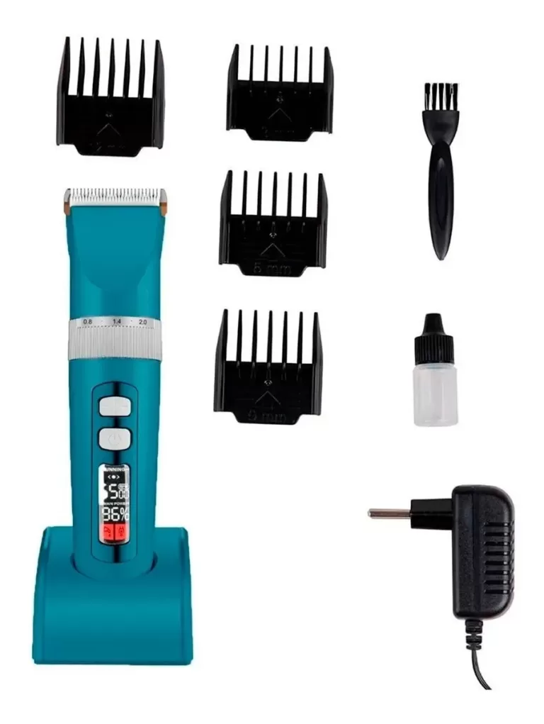 Máquina De Tosa Pet Precision Edge A8s Banho E Tosa Cor Azul