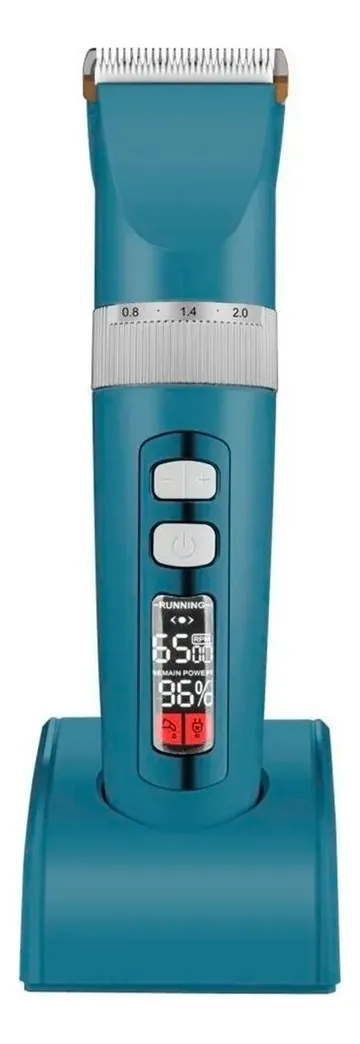 Máquina De Tosa Pet Precision Edge A8s Banho E Tosa Cor Azul